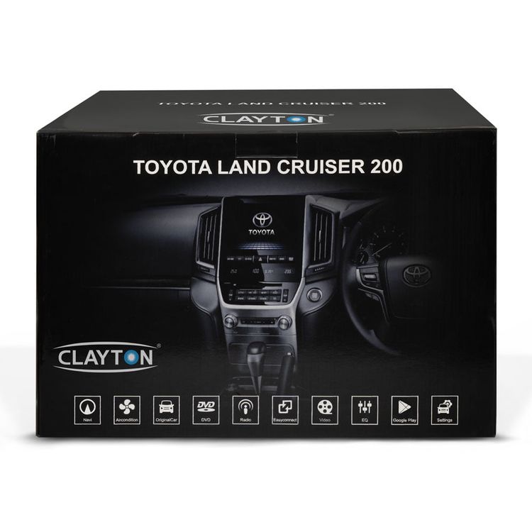 Clayton Android JBL Design Multimedia System, Toyota Land Cruiser 2008–2021, 4 GB, 32 GB