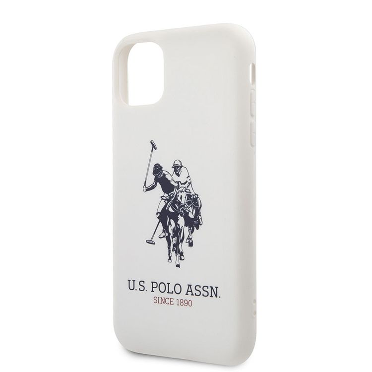 CG MOBILE U.S.Polo Assn. Silicone Effect Case Big Horse Logo Compatible for iPhone 11 Pro ( 5.8" ) Shock Resistant, Scratches Resistant, Easy Access to All Ports