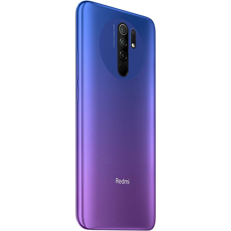 Redmi 9 4G LTE Smartphone Dual Sim 6.53" inch Display 4GB RAM / 64GB ROM Storage, 8MP Front & 13MP Rear Camera, MediaTek Helio G80 Chipset, 5020 mAh All Day Battery Android Mobile Phone