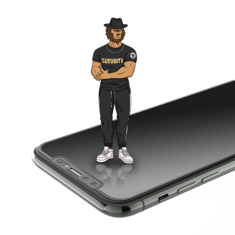 واقي شاشة زجاجي عالي الدقة 3D Security Pro من Green Lion لهاتف iPhone 12 / 12 Pro 6.1 بوصة