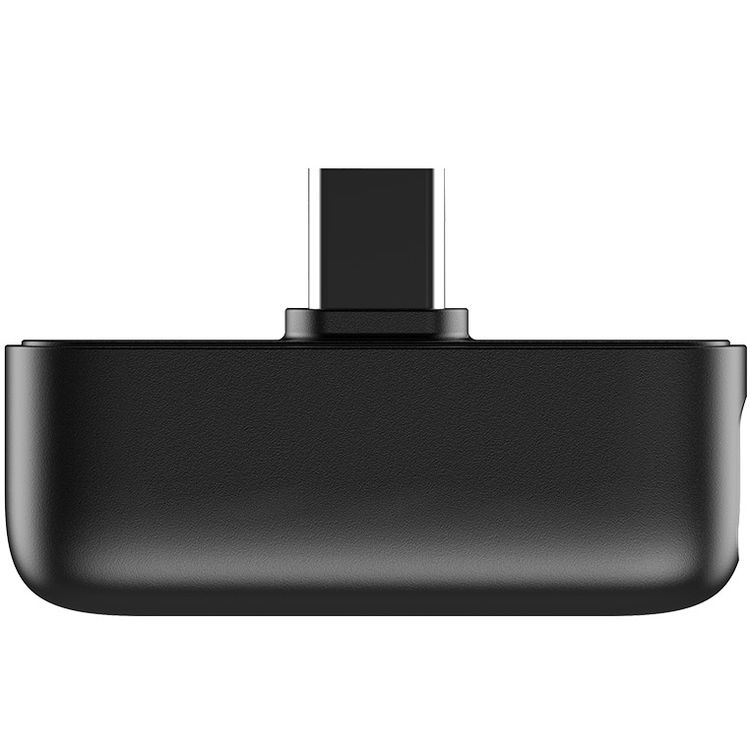 Porodo Blue Professionall Dual Wireless Microphone with Advanced Noise Cancellation, Smart Plug & Play Audio, Omnidirectional, Long-Distance Transmission, Instant Auto-Pairing, Universal Device Compatibility - Black