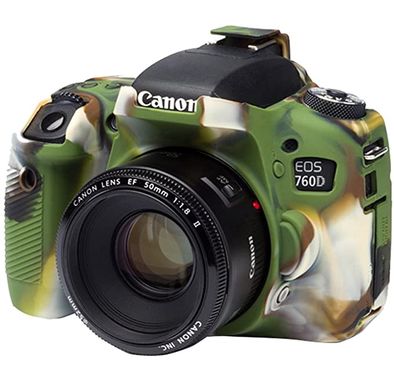 EasyCover Camera Case For Canon 760D- Rebel T6s -Camouflage