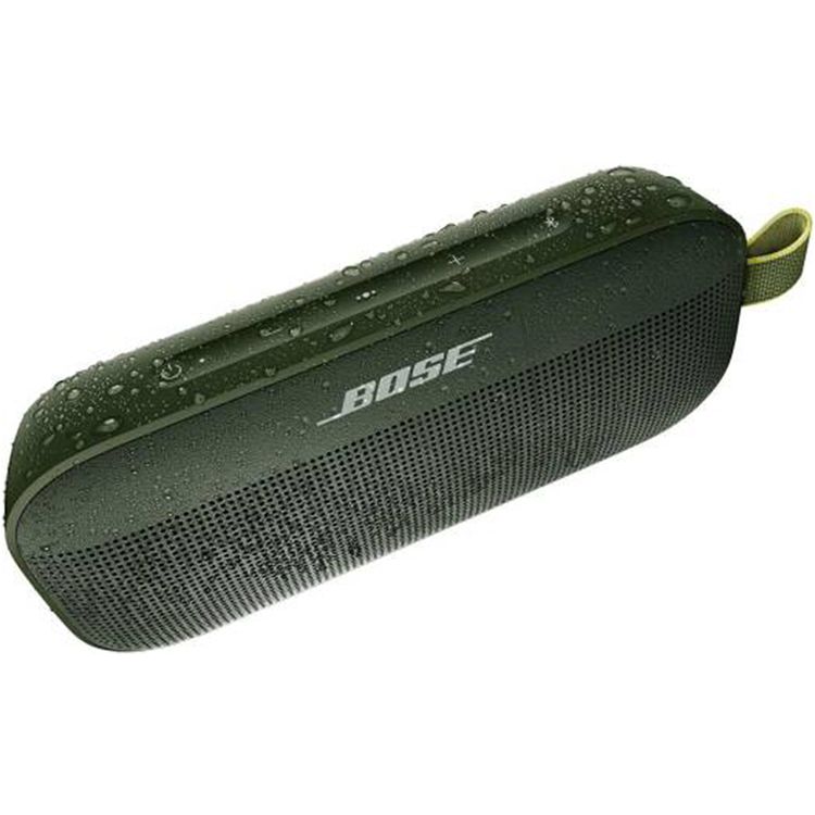 Bose SoundLink Flex Bluetooth Portable Speaker with Built-in Microphone, Up to 12 Hours Battery Life, USB-C Charging Port, IP67 Waterproof, Bluetooth & USB Connectivity - Cypress Green