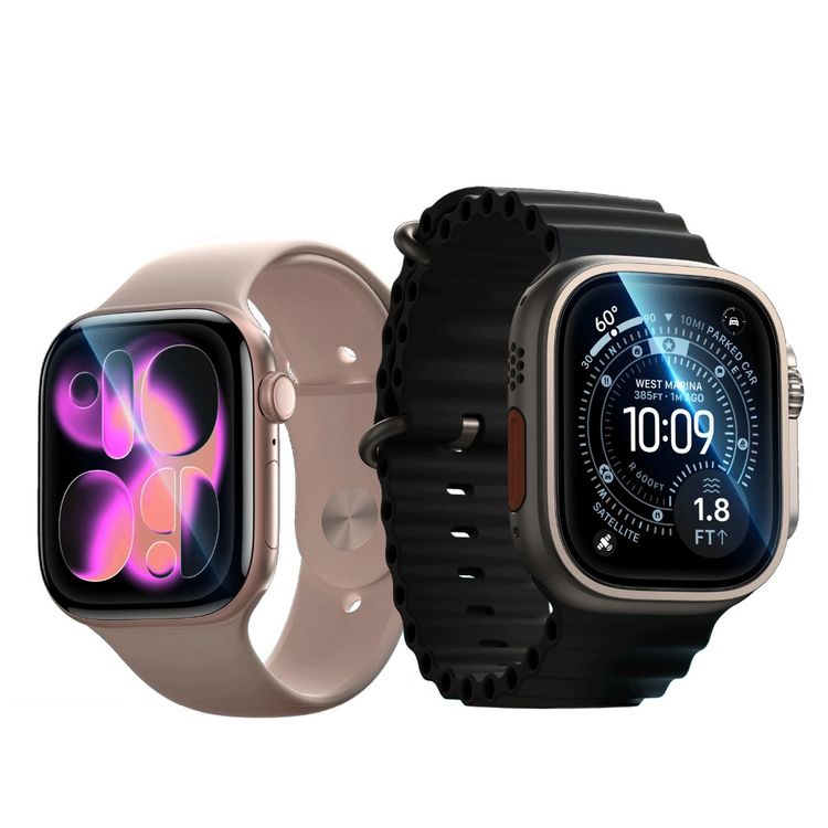 Green Lion HD Screen Protector for Apple Watch Ultra 3 (49mm), 9H Hardness, Full Protection, Anti-Scratch, Anti-Fingerprint - Clear