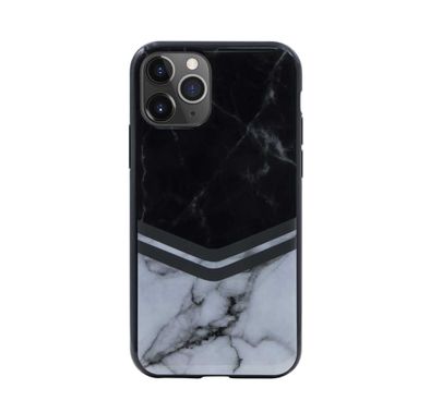 Habitu Black Marble Case for iPhone 11 Pro - Lara Chevron