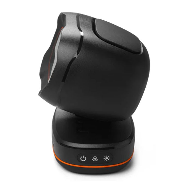 سماعة JBL PartyLight Beam المحمولة بتقنية البلوتوث، وبلوتوث 5.3، وAuracast، وتطبيق JBL ONE وتطبيق PartyBox - متوافقة مع أجهزة الكمبيوتر الشخصية - لون أسود
