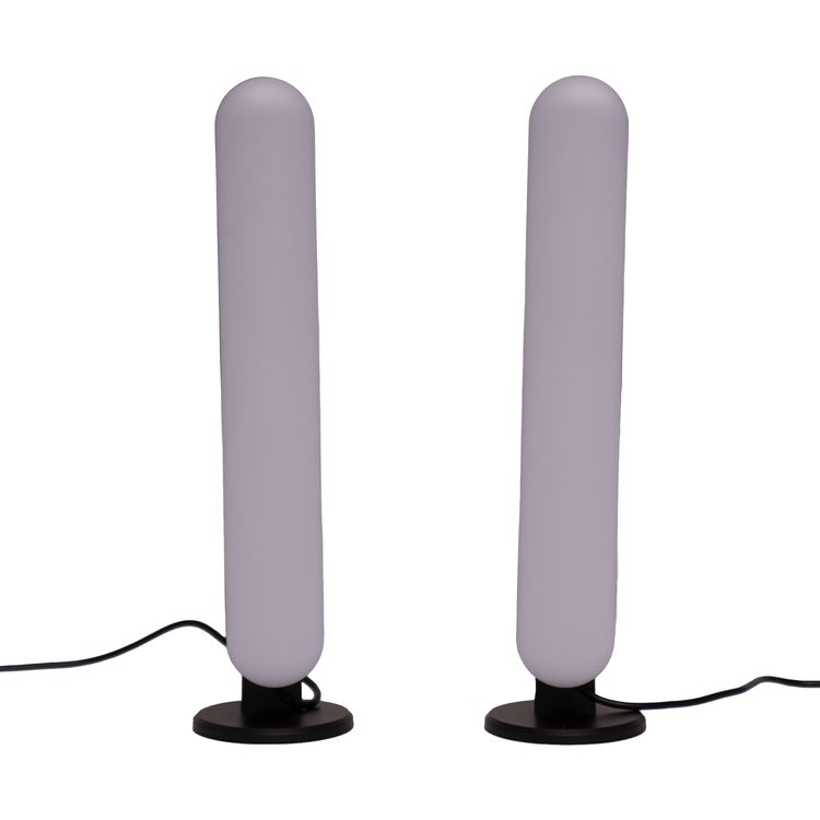 باكدج مزدوج من مصابيح LED الذكية RGB من بورودو مع مؤقت، اتصال WiFi، تشغيلي بدون إعداد، أوامر صوتية، متوافق مع أليكسا ومساعد جوجل، ألوان RGB وCCT - أسود
