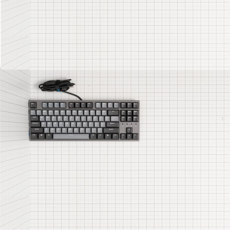 Durgod Taurus K320 TKL Mechanical Gaming Keyboard - 87 Keys - Double Shot PBT - NKRO - USB Type C (Cherry Brown, Space Grey)