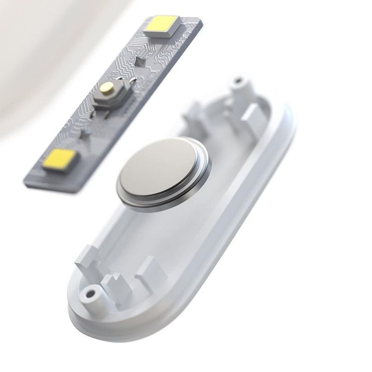Baseus Capsule Car Interior Lights with Touch Control, Waterproof and Dustproof - White
