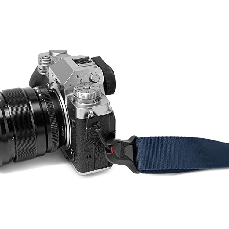 Peak Design SLL-MN-3 midnight Slide Camera Strap Lite, nylon webbing, strong, removable anchor connectors - Midnight Blue