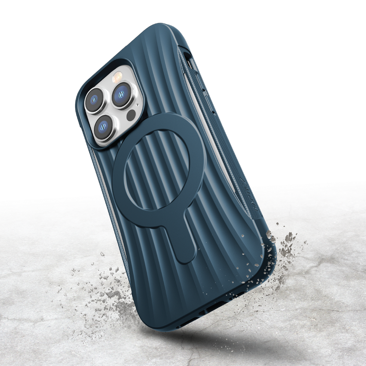 كفر حماية X-Doria Raptic مصمم لهاتف MagSafe iPhone 14 Pro - أزرق