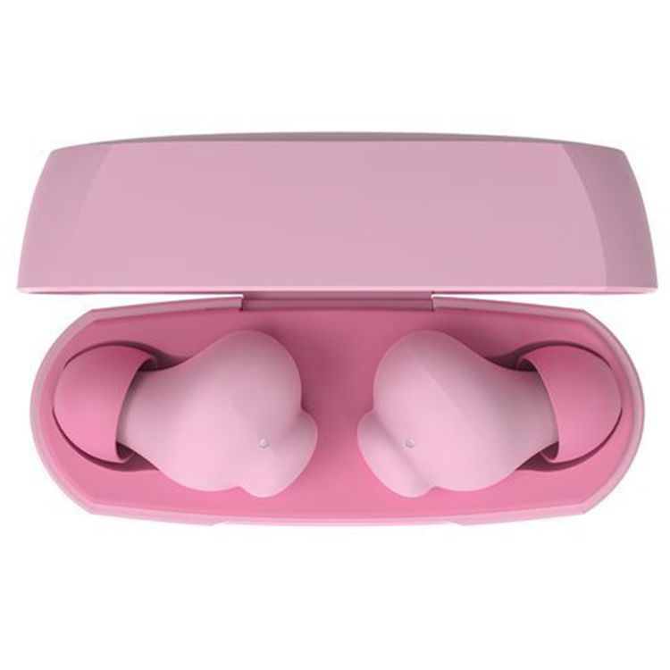 Belkin Audio True Wireless Kids Soundform Earbuds, Hearing Protection, Anti-Microbial, Volume Limiter, 30 ft Wireless Operating Distance, 10 Minutes Fast Charging Time, Touch Control - Pink