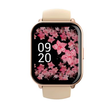 HiFuture Zone2 Smart Watch with 1.96" IPS Display, Up to 7 Days Battery Life, IP68 Waterproof, Health Monitoring, Activity Tracking, Wireless Calling - Pink