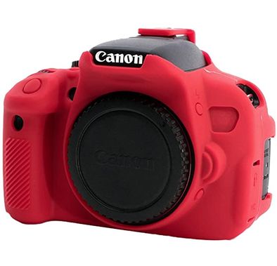 EasyCover Silicone Armor Skin Case Cover Protector for Canon 650D/700D Camera - Red