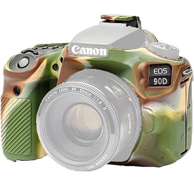EasyCover case for Canon 90D EA-ECC90DC Silicone Camera Case - Camouflage
