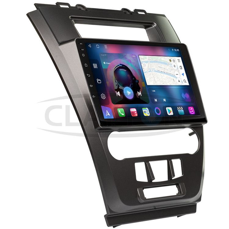 Clayton Android Multimedia Head Unit, Ford Fusion 2009-2012, 8 GB, 256 GB - Black