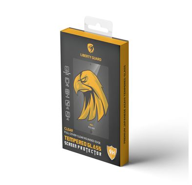 واقي شاشة ليبرتي جارد كامل شفاف بحافة مستديرة لجهاز آيباد برو (10.5) مع مضاد للصدمات والتأثير، طلاء كهربائي نانوي، مضاد لبصمات الأصابع - شفاف