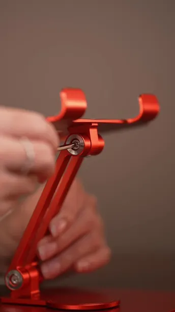 Order Porodo Orange Tablet Stand with Aluminum Alloy Holder, Adjustable Angle, and 360° Rotation Now (PD-AHARTS-OG)