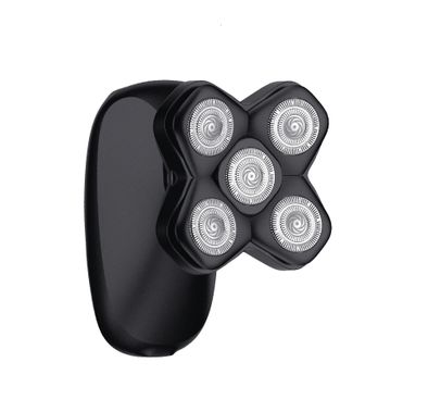 Green Lion Rotary Shaver, Wet & Dry Use, 5-in-1 Grooming Kit, Powerful DC 260 Motor, 2 Speed Levels, Sharp Pivoting Blades, 2 Hours Cordless Use, Waterproof, SkinSafe Technology, 360° Floating Heads Trimmer - Black