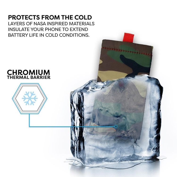 Phoozy Apollo II Series Thermal Mobile Phone Case Capsule, Prevents Overheating, Shock & Impact Protection, Insulated Ultra-Slim Weatherproof Pouch, Extends Battery Life - Squad