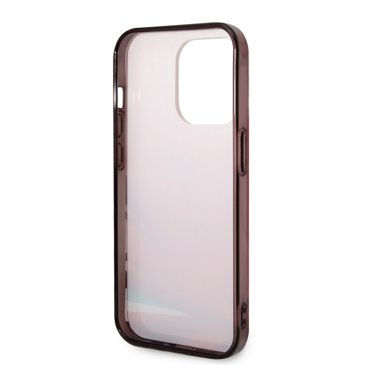Ferrari PC/TPU Case with Double Layer Print iPhone 14 Pro Max Compatibility - Red