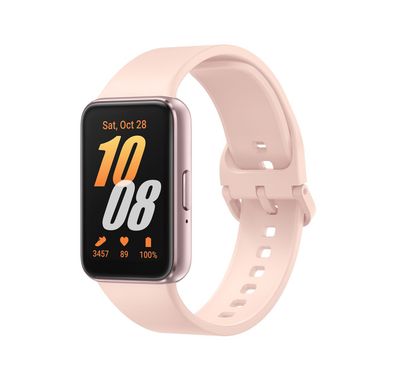 Samsung Galaxy Fit 3 Fitness Smartwatch, 1.6" AMOLED Display, up to 13 Days Battery Life, Sleep Tracking, Fall Detection, Optical Heart-Rate Sensor, Exercise Tracking - Pink Gold