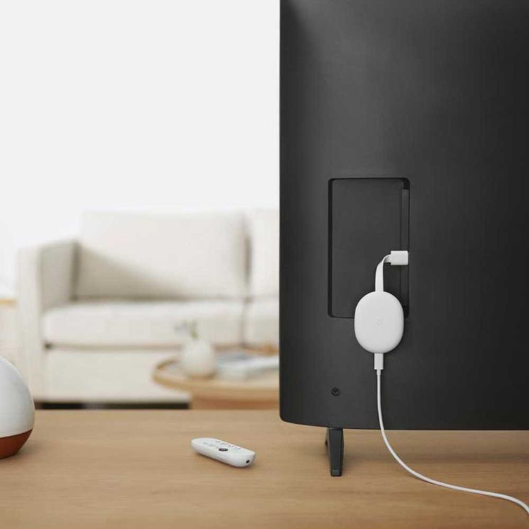 جوجل كروم كاست 4ك مع جوجل تي في وجهاز التحكم عن بعد ، البث اللاسلكي والمرآة يدعم HDR10 ، HDR10 + ، دولبي فيجن ، جهاز بث الوسائط 4ك UHD / 60 Hz مخرج ، اتصال واي فاي 5 ثنائي النطاق