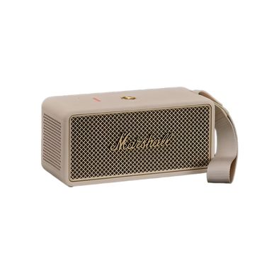 سماعة مارشال ميدلتون المحمولة اللاسلكية بتقنية بلوتوث مع إصدار بلوتوث 5.3، مدى نقل يصل إلى 60 متر، حتى 30 ساعة من وقت التشغيل، ووقت شحن 3 ساعات،