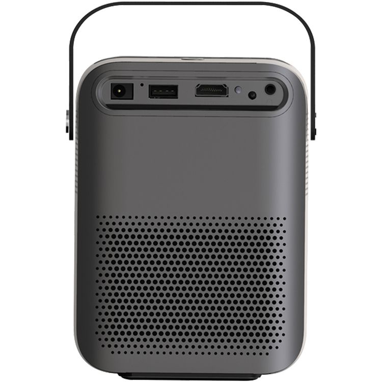 Porodo Full HD Portable Projector with 1920x1080 pixels Resolution, 3000 Lumens, 16:9, 4:3 Aspect Ratio, 45W Power, AC 100V-240V 50/60Hz, 3.5mm AUX, USB, HDMI Ports - Black