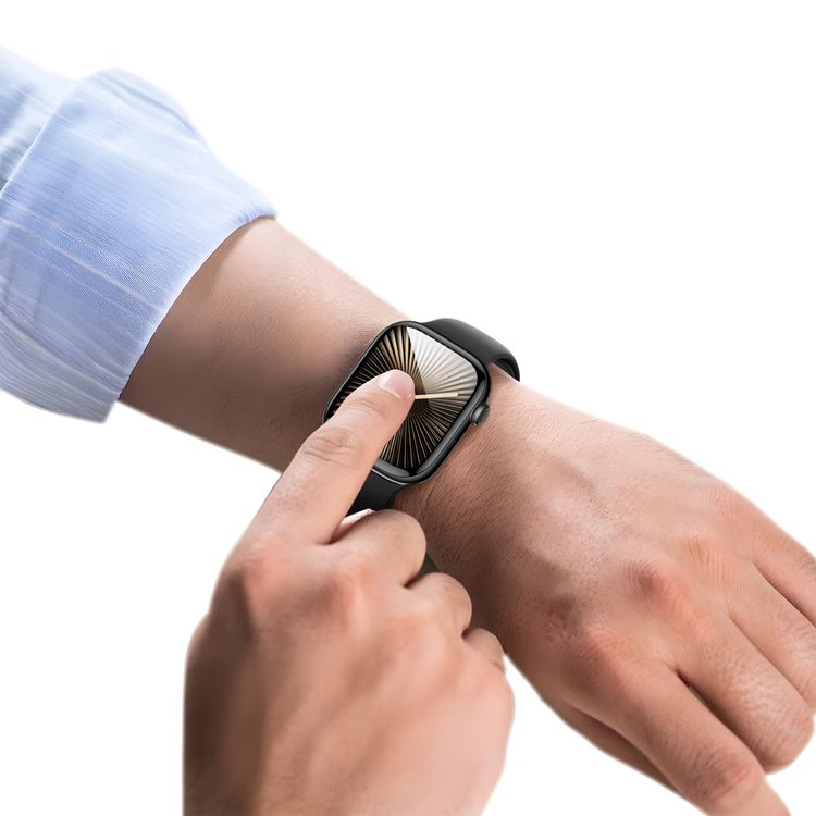 واقي شاشة ثلاثي الأبعاد من Green Lion لساعة Apple Watch Series 10، مقاس 42 مم، مضاد لبصمات الأصابع، مضاد للخدش، لمسة حساسة، وضوح عالي، مقاوم للصدمات، حماية من السقوط، مادة ذاتية الشفاء - شفاف