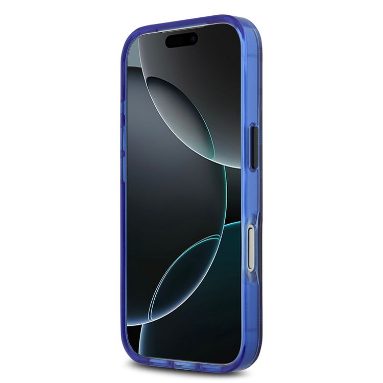 BMW MagSafe Transparent IML Case with Metal Buttons & Line Designs for iPhone 17 Pro Max, Sustainable Packaging, Easy Snap-On, Slim Profile, Drop Protection - Blue
