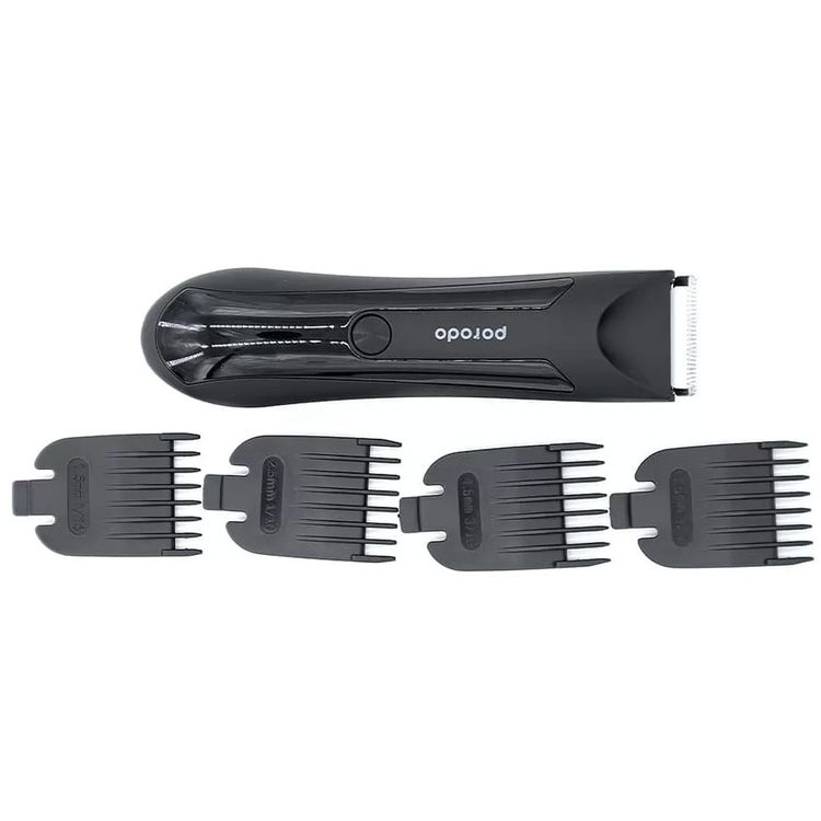 Porodo Sensitive Area Trimmer 600mAh, IPX5,  2 hours Charging Time - Black