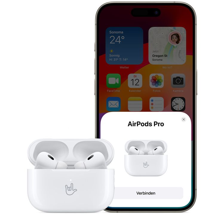  Apple AirPods Pro 2 with USB Type-C Charging Port, Transparency Mode, Voice Assistant Activate via Hey Siri, Active Noise Cancellation, Adaptive EQ, 30 Hours Battery Life with Charging Case, Apple H2 Chip, Skin-detect Sensor, Speech-detecting Accelerometer - White 