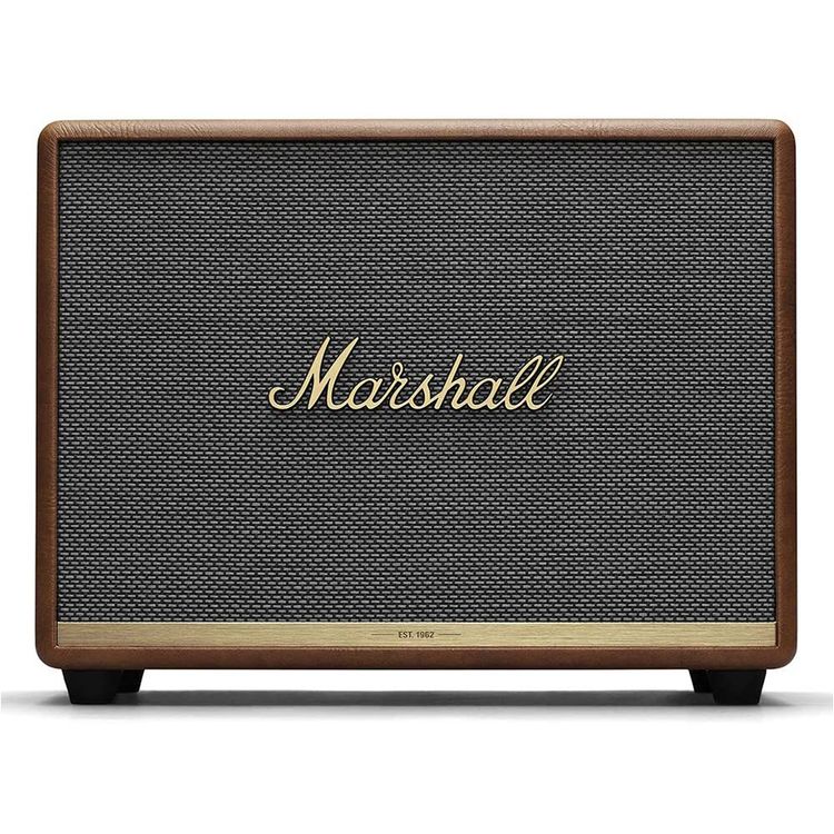 Marshall Woburn II Bluetooth Wireless Stereo Speaker with Bluetooth Version 5.0, Jack 3.5mm Connectivity, 10m Bluetooth Range, App Controller - Brown