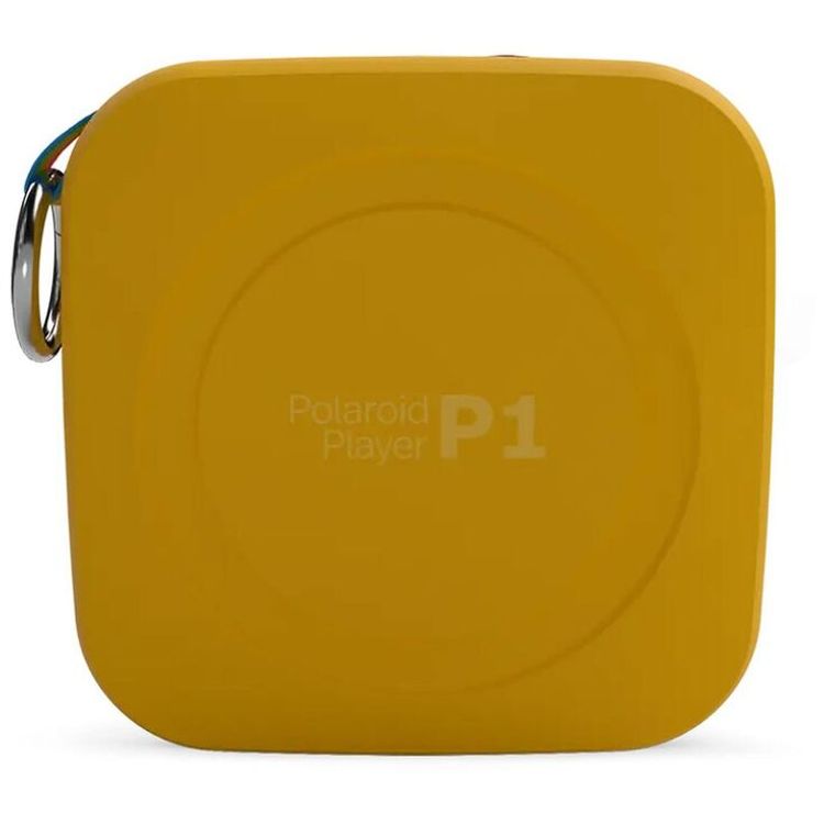 Polaroid P1 Music Player, Up to 10 hours of battery life, 3.5mm auxiliary port, IPX5 waterproof, 2 hours to full charge - Yellow
