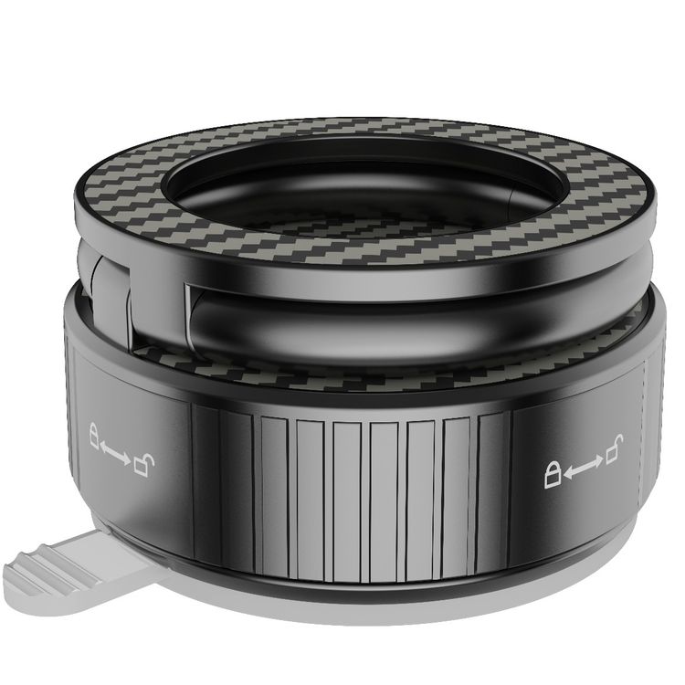 حامل هاتف بورودو MagCurve مع ذراع متعدد الزوايا، 20 مغناطيس N52 قوي، قاعدة دوارة 360°، مقاوم للخدش، زاوية عرض قابلة للتعديل، متوافق مع الأجهزة التي حجمها 4.7"-6.7" - لون أسود.