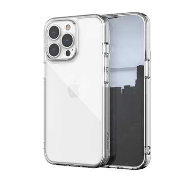 X-Doria Raptic Clearvue Case Compatible for iPhone 13 Pro Max (6.7") Anti-Scratch, Easy Access to All Ports, Military Drop Tested, Shock Absorbing Protection, Snap-on Installation