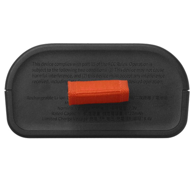 JBL Portable Battery for Partybox120, Lithium-ion Battery Type, Fast Charge, Monitor Play Time in the JBL Party Box App, 4722mAh Battery Capacity - Black