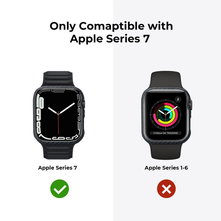 Pitaka Air Case For Apple Watch 45mm - Black	