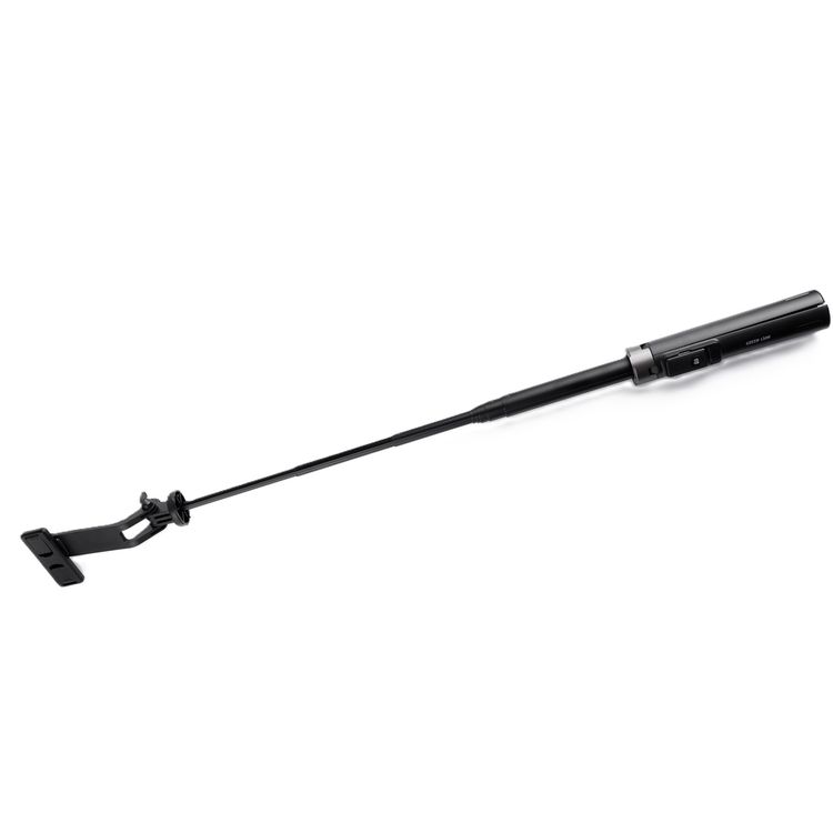 Green Lion Click Stick Selfie Stick, Compatible with 4.7" to 7" Phones, Quadruped Supported, Diversified Bracket, Rechargeable Remote - Black