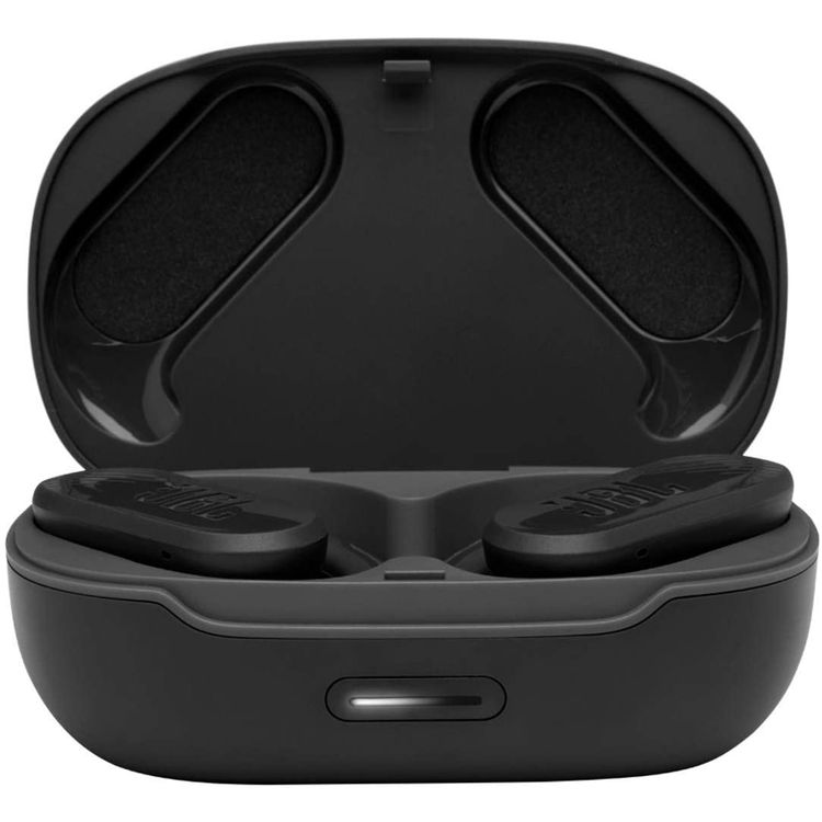 JBL Endurance Peak 2 Waterproof True Wireless In-Ear Sport Headphones, Pure Bass Sound, Bluetooth Headphones 30hours Battery, IPX7 Water & Sweat Proof - Black