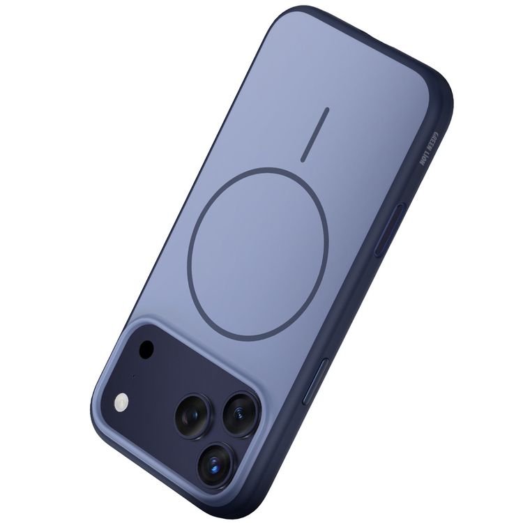 جراب جرين ليون باتريك ماج سيف بتشطيب غير لامع عالي الجودة لهاتف آيفون 17 برو ماكس، حماية من السقوط والكاميرا، قبضة مريحة، مقاوم للاصفرار - أزرق