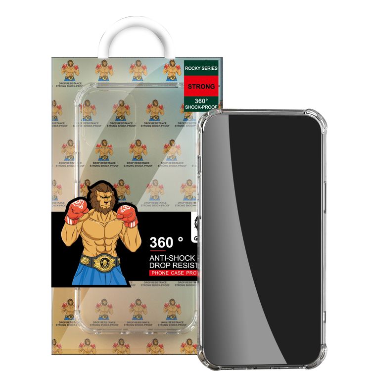 Green Lion Rocky Series 360° Anti-Shock Case for iPhone 13 6.1 inch - Clear