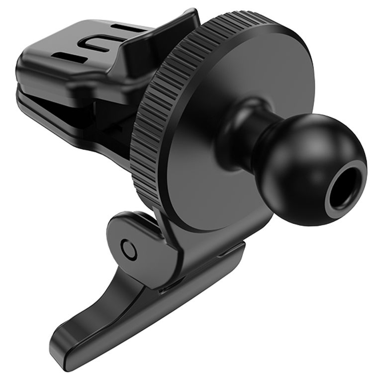 Powerology Fast Wireless 3 in 1 Car Charger Mount, 15W - Black