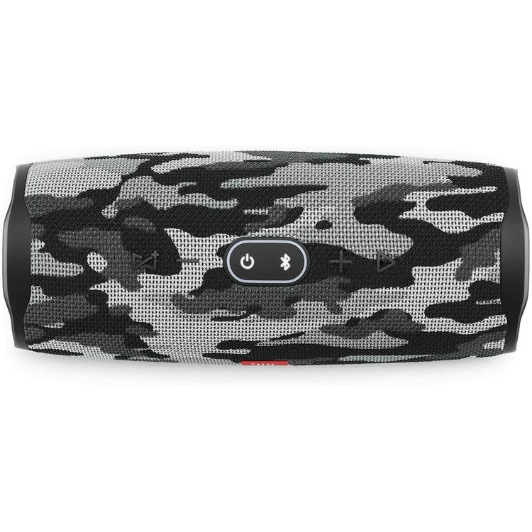 JBL Charge 4 Portable Wireless Bluetooth Speaker with Built-in Power Bank, 7500mAh Battery 20-hours Playtime, IP67 Waterproof & Dustproof Feature - Cammouflage