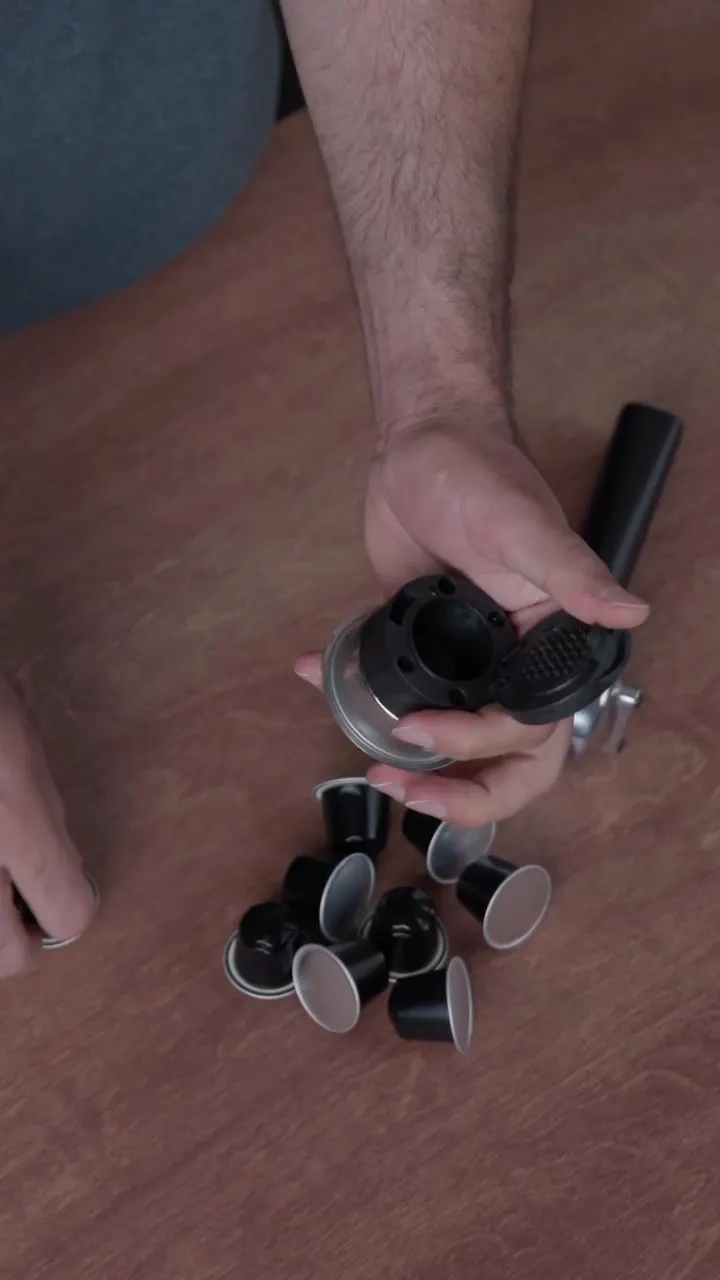 LePresso Digital Coffee Machine with 15 Bar Pressure Pump