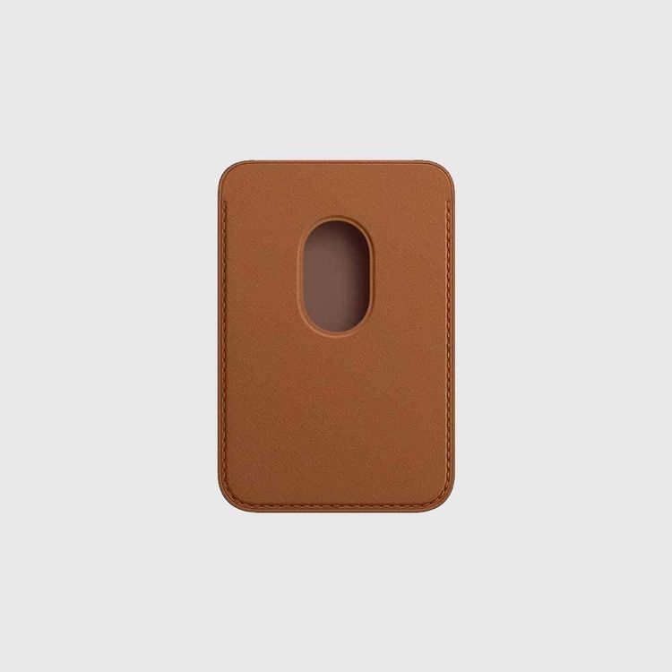 Viva Madrid Vasa Wallet with Magnetic Magsafe, Phone Back Slot Leather Wallet Pouch Card ID & Credit Card Holder Compatible for Apple iPhone 12 Mini, iPhone 12 / 12 Pro, iPhone 12 Pro Max - Brown