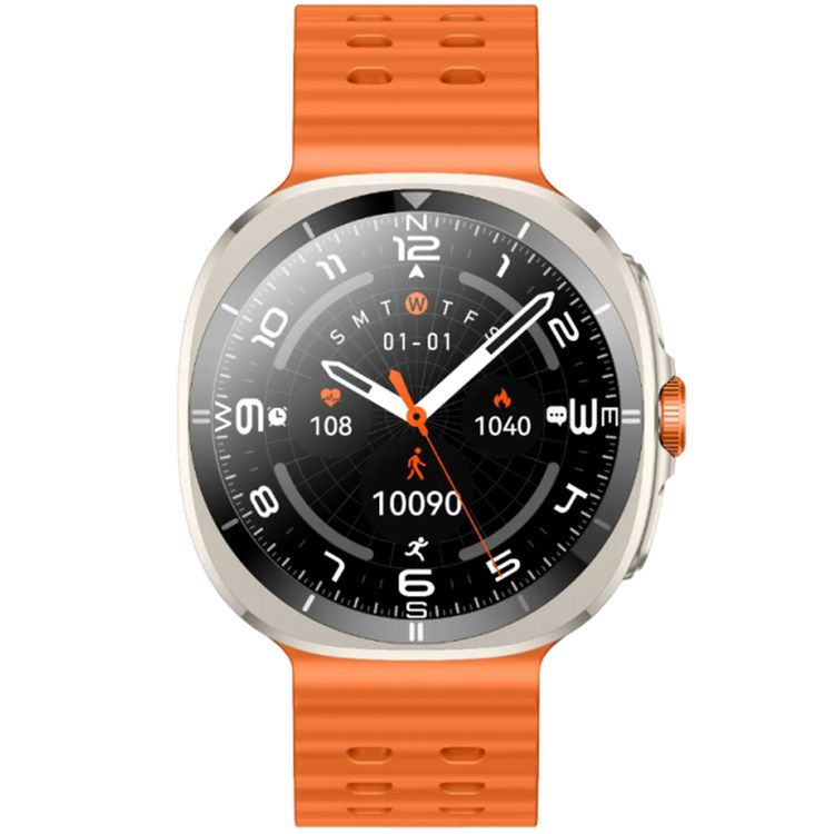 Green Lion Connect Pro Smart Watch, Always-On Display, Call & Social Notifications, Music Control,  Raise Wrist Wake Screen - Titanium