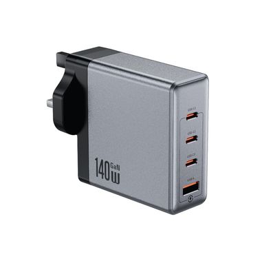 Green Lion GaNPremium Wall Charger with PD 140W, QC 3.0 3...