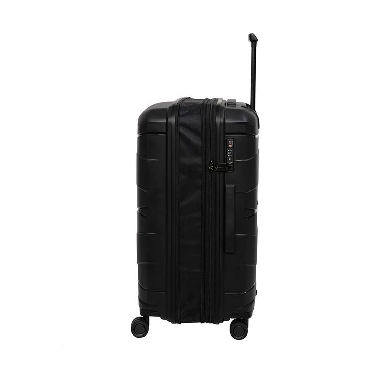 it luggage Momentous Medium 25" Luggage, 8 Wheel Spinner, Telescopic Extendable Handle, Combination Lock, Polypropylene Material - Black